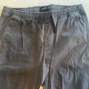 Zanerobe Grey‑Blue Stretch Jogger Pants – W34